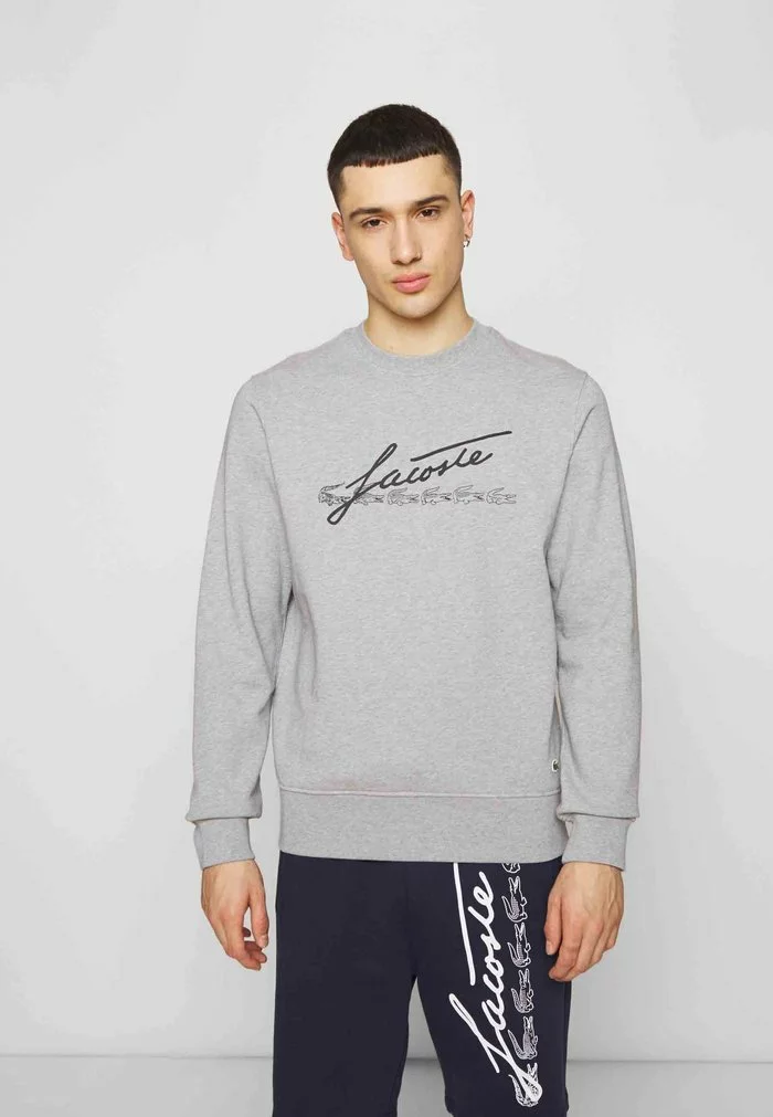 Lacoste Sweatshirt - Heather Wall Chine 3 Lacoste Sweatshirt - Heather Wall Chine – Image 3