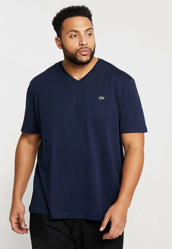 Lacoste T-shirt Basique - Navy 1 Lacoste T-shirt Basique - Navy