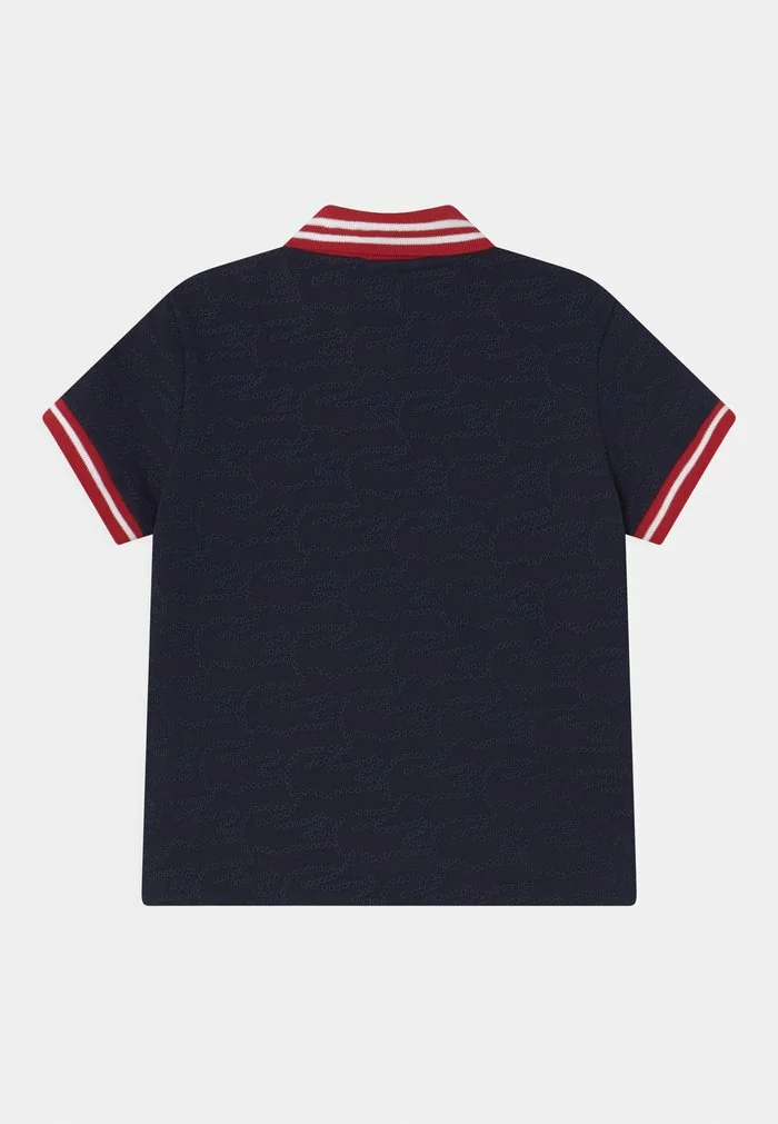 Lacoste Polo - Navy Blue/infrared/white 2 Lacoste Polo - Navy Blue/infrared/white – Image 2
