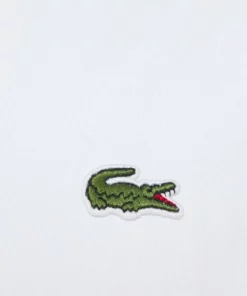 Lacoste T-shirt Imprimé - Blanc -Lacoste Soldes Magasin 01d175e5d1db4f1492588460b38926a2