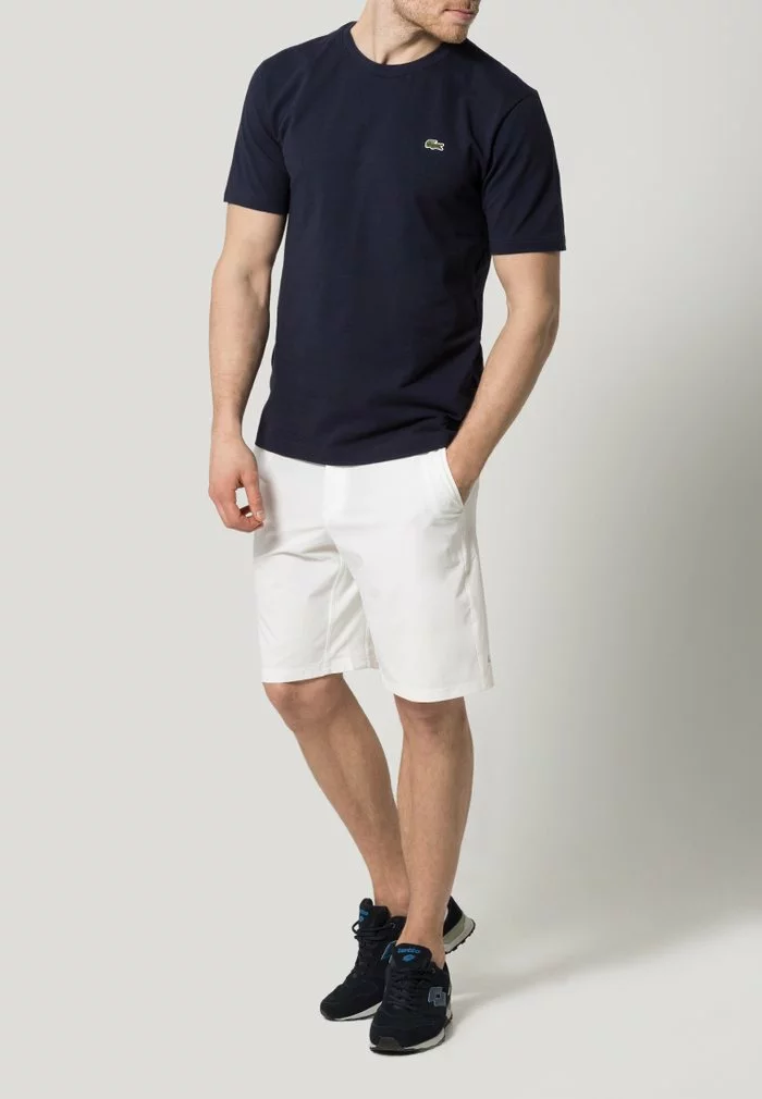Lacoste T-shirt Basique - Navy Blue 1 Lacoste T-shirt Basique - Navy Blue