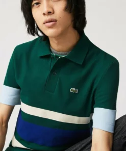 Lacoste HEREN KORTE MOUW - Polo - Vert / Beige / Bleu / Bleu Clair -Lacoste Soldes Magasin 024415b1c48a4fc99c6031973c8fd11b