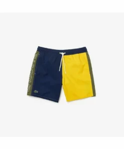 Lacoste BAIN HOMME - Short De Bain - Bleu / Vert Kaki / Jaune 9 Lacoste BAIN HOMME - Short De Bain - Bleu / Vert Kaki / Jaune -Lacoste Soldes Magasin 02f96712f7634382a944a64513c2c709
