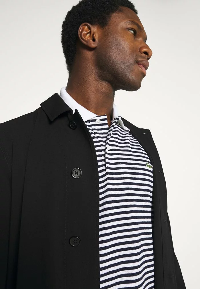 Lacoste Polo - White/navy Blue 4 Lacoste Polo - White/navy Blue – Image 4