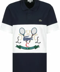 Lacoste Polo - Navy Blue White