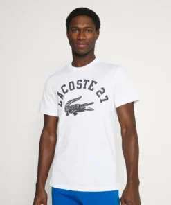Lacoste T-shirt Imprimé - Blanc