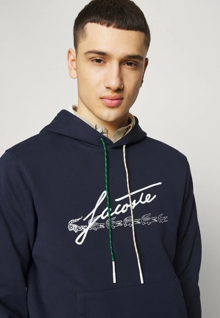 Lacoste Sweatshirt - Navy Blue 7 Lacoste Sweatshirt - Navy Blue – Image 7
