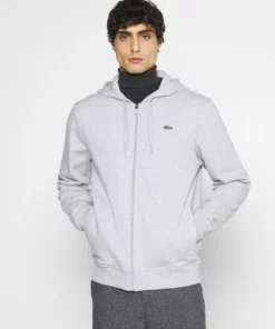 Lacoste CLASSIC HOODIE - Sweatshirt - Silver Chine/elephant Grey