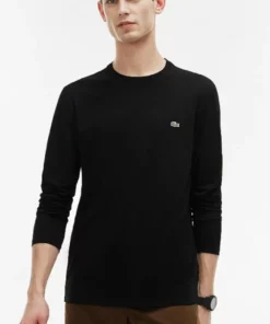Lacoste TH6712 - T-shirt à Manches Longues - Black