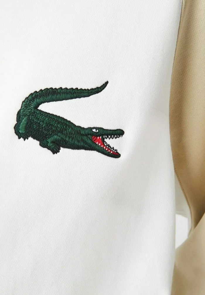 Lacoste Sweatshirt - Blanc Beige 6 Lacoste Sweatshirt - Blanc Beige – Image 6