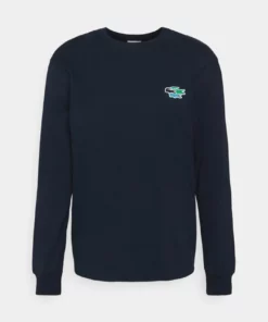 Lacoste T-shirt à Manches Longues - Navy Blue -Lacoste Soldes Magasin 08cfd99d770a4c3ba5871f03d98d1ba9