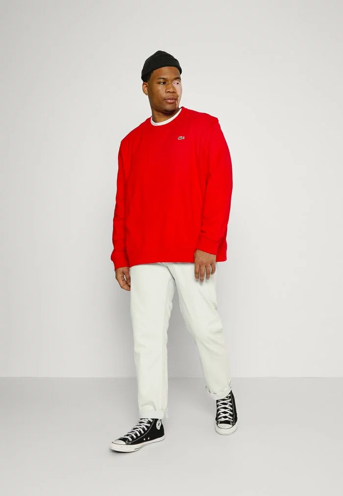 Lacoste Sweatshirt - Red 2 Lacoste Sweatshirt - Red – Image 2