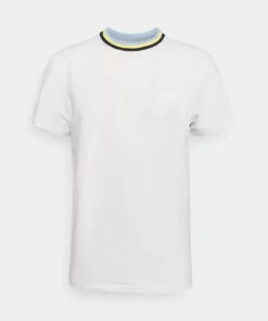 Lacoste T-shirt Basique - White/abysm -Lacoste Soldes Magasin 09a7b74604dc4a47be9f6a186ceea085