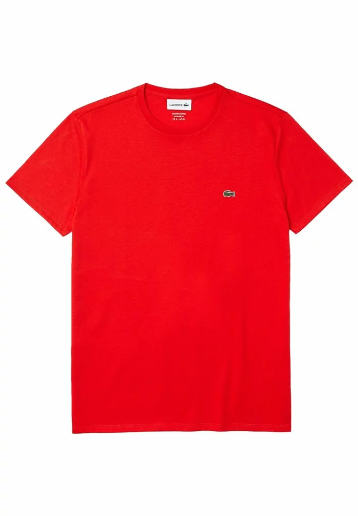 Lacoste T-shirt Basique - Rouge 5 Lacoste T-shirt Basique - Rouge – Image 5