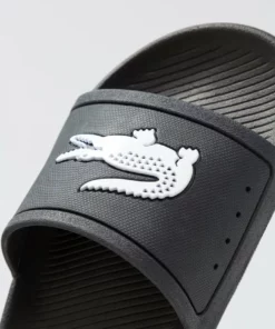 Lacoste CROCO SLIDE - Sandales De Bain - Black 9 Lacoste CROCO SLIDE - Sandales De Bain - Black -Lacoste Soldes Magasin 0c9bdb3adbba4332814be52cb1315e08