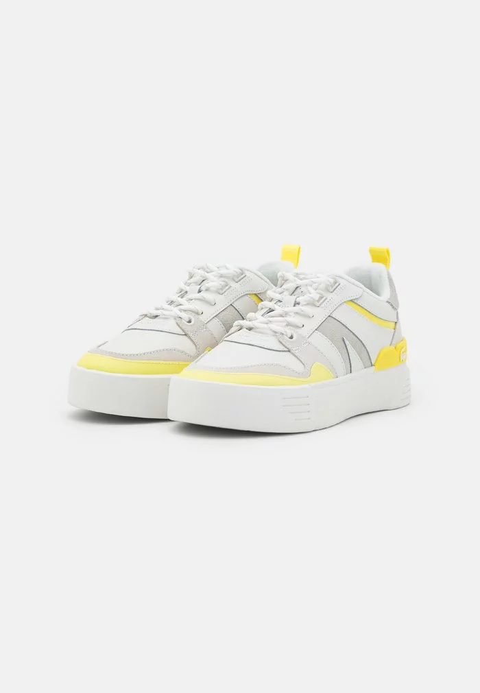 Lacoste Baskets Basses - White/yellow 3 Lacoste Baskets Basses - White/yellow – Image 3