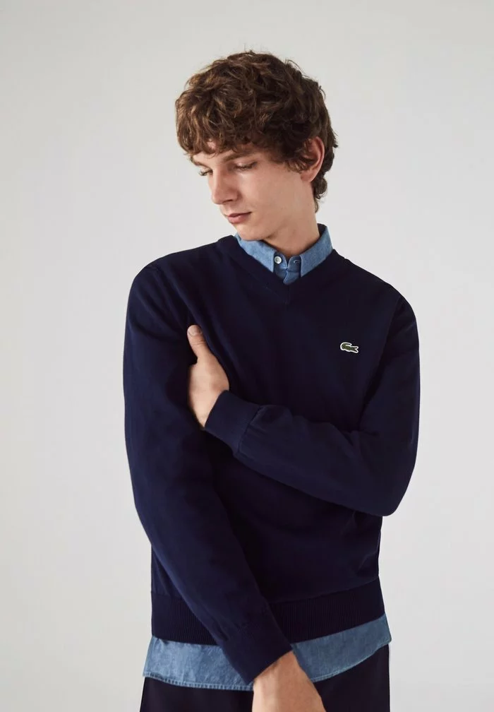 Lacoste Pullover - Navy Blau 1 Lacoste Pullover - Navy Blau
