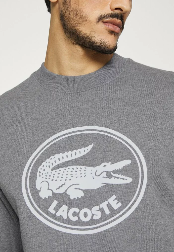 Lacoste Sweatshirt - Heather Lead 7 Lacoste Sweatshirt - Heather Lead – Image 7