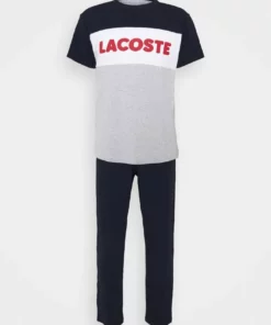 Lacoste Pyjama - Argent Chine/marine/blanc/rouge -Lacoste Soldes Magasin 0e8cf6f9d9f34475b6fcc69601e66f53