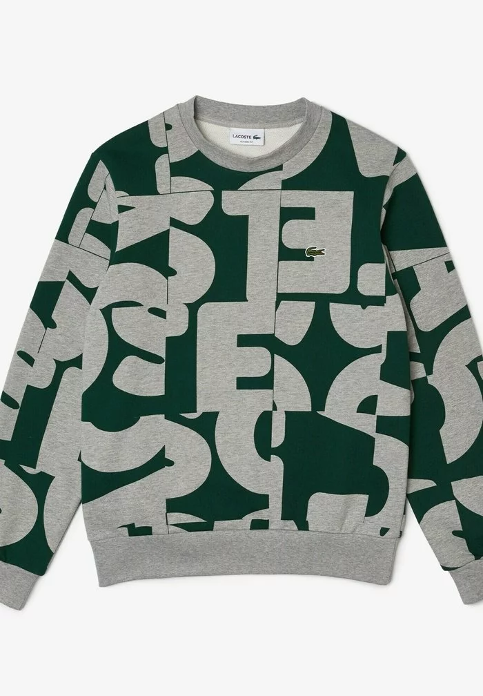 Lacoste Sweatshirt - Gris Chine Vert 5 Lacoste Sweatshirt - Gris Chine Vert – Image 5