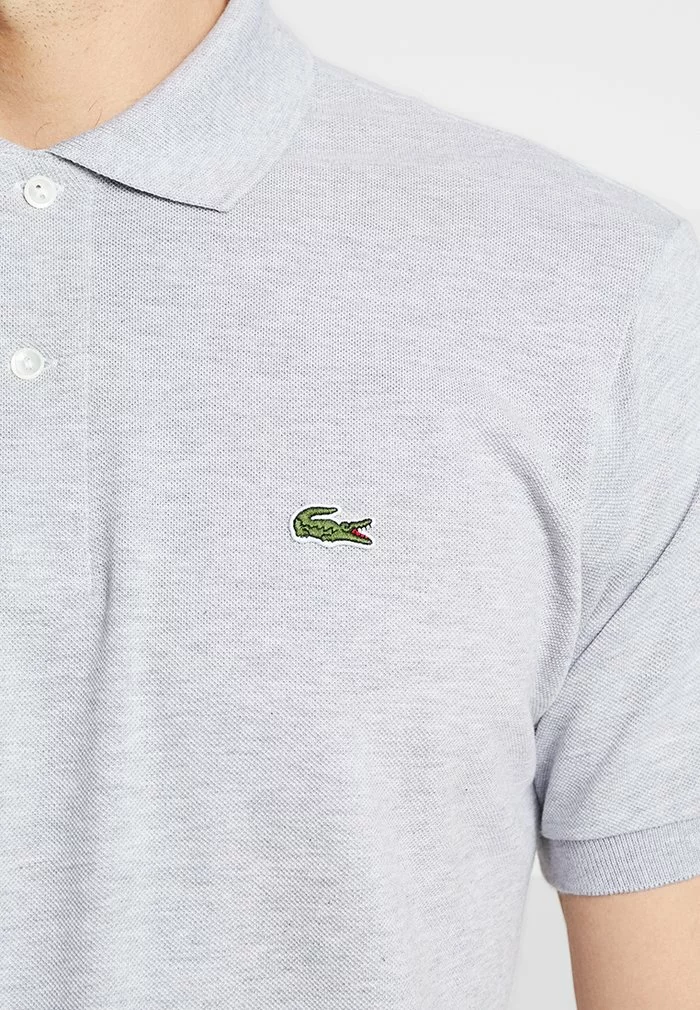 Lacoste Polo - Mottled Light Grey 6 Lacoste Polo - Mottled Light Grey – Image 6