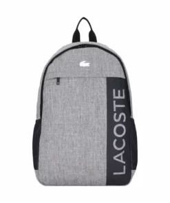 Lacoste NEOCROC - Sac à Dos - Gris Chine Noir