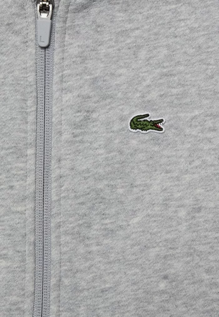 Lacoste Sweat à Capuche Zippé - Mottled Light Grey 3 Lacoste Sweat à Capuche Zippé - Mottled Light Grey – Image 3