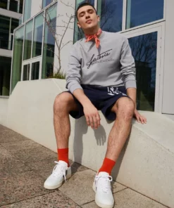 Lacoste Sweatshirt - Heather Wall Chine