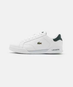 Lacoste TWIN SERVE - Baskets Basses - White/dark Green