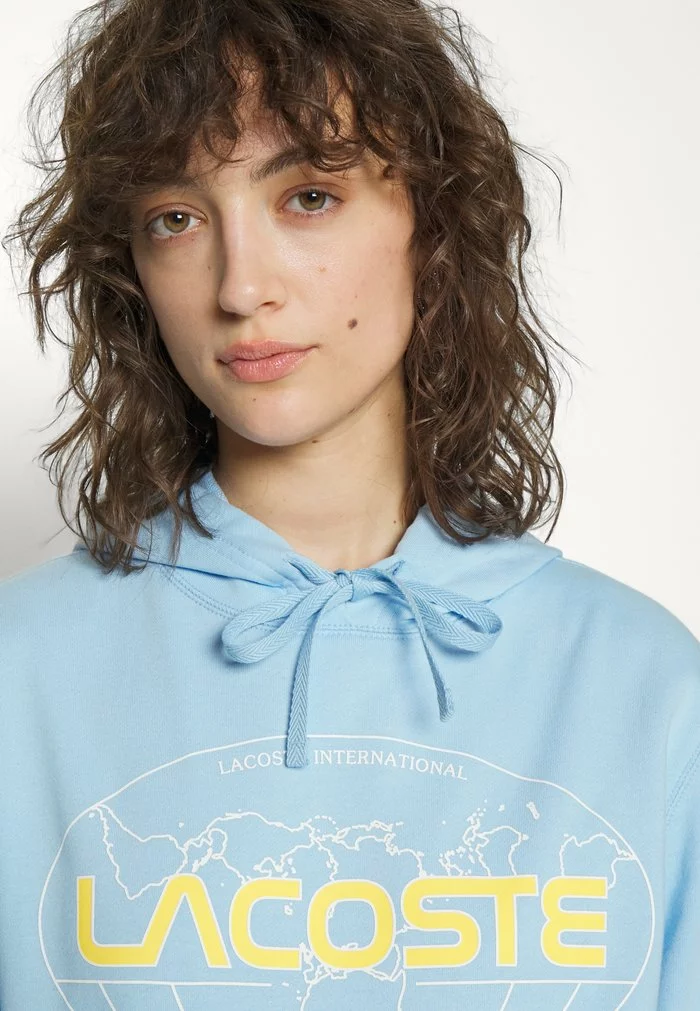 Lacoste EXCLUSIVE - Sweat à Capuche - Light Blue 4 Lacoste EXCLUSIVE - Sweat à Capuche - Light Blue – Image 4