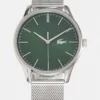 Lacoste VIENNA - Montre - Silver-coloured/green