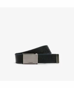 Lacoste 35 WOVEN STRAP - Ceinture - Noir Eclipse
