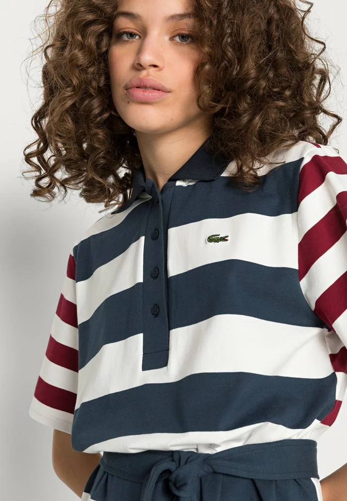 Lacoste Robe En Jersey - Mynah/flour Pinot 5 Lacoste Robe En Jersey - Mynah/flour Pinot – Image 5