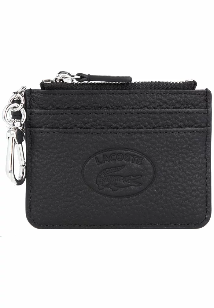 Lacoste CROCO - Étui Pour Cartes De Visite - Noir 1 Lacoste CROCO - Étui Pour Cartes De Visite - Noir