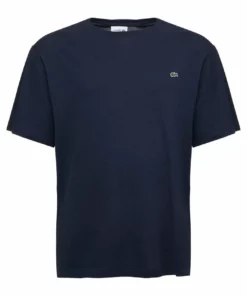 Lacoste T-shirt Basique - Marine -Lacoste Soldes Magasin 1625f7496cc741108000c66fae5b791d