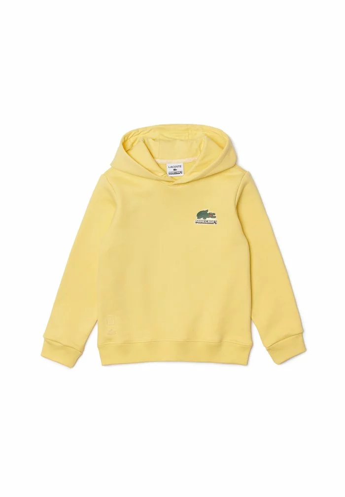 Lacoste MINECRAFT - Sweat à Capuche - Jaune 1 Lacoste MINECRAFT - Sweat à Capuche - Jaune