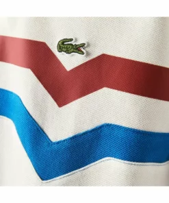 Lacoste Polo - Blanc/rouge/bleu 11 Lacoste Polo - Blanc/rouge/bleu -Lacoste Soldes Magasin 1783e085b44946c79c8346afa0b0102d