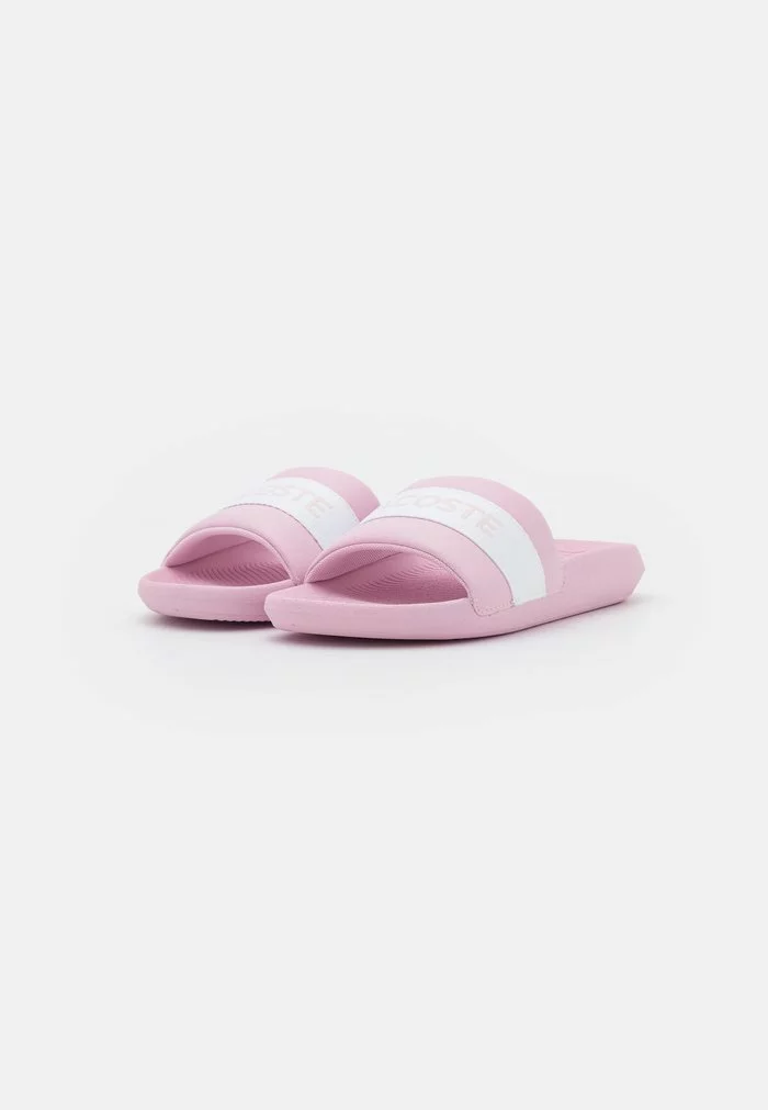 Lacoste CROCO SLIDE - Mules - Light Pink/white 3 Lacoste CROCO SLIDE - Mules - Light Pink/white – Image 3