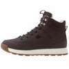 Lacoste URBAN BREAKER - Baskets Montantes - Dark Brown/offwhite