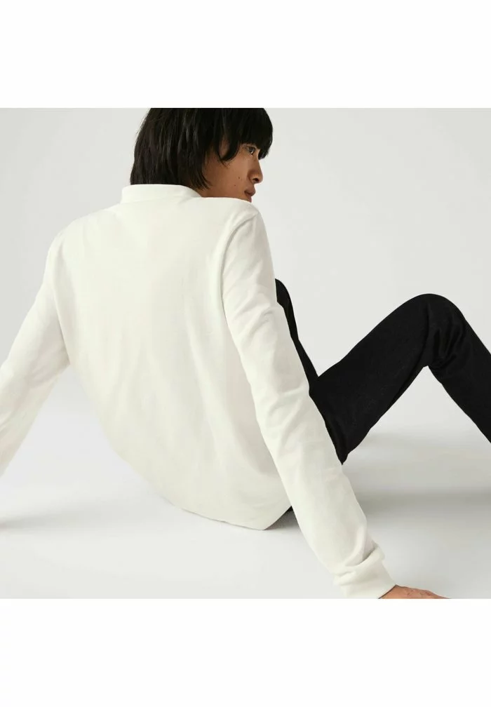 Lacoste Polo - Blanc/rouge/bleu 4 Lacoste Polo - Blanc/rouge/bleu – Image 4