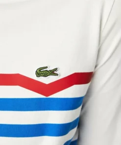 Lacoste T-shirt à Manches Longues - Blanc / Bleu / Rouge 11 Lacoste T-shirt à Manches Longues - Blanc / Bleu / Rouge -Lacoste Soldes Magasin 1a1f45b8d121473e991f34ad5cbd14d1