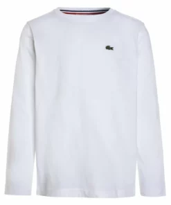 Lacoste T-shirt à Manches Longues - White