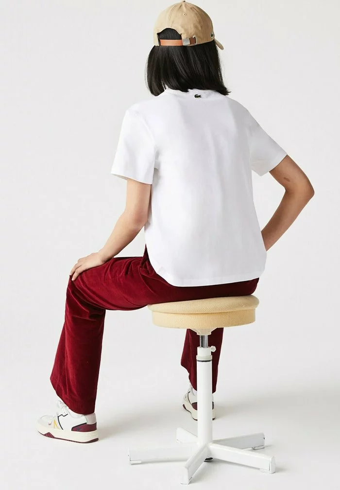 Lacoste T-shirt Imprimé - Blanc 4 Lacoste T-shirt Imprimé - Blanc – Image 4