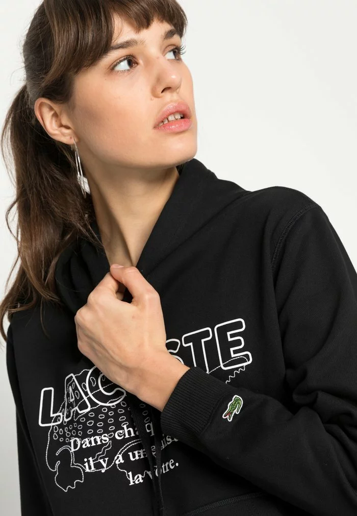 Lacoste Sweatshirt - Black 5 Lacoste Sweatshirt - Black – Image 5