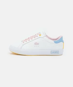 Lacoste POWERCOURT EXCLUSIVE - Baskets Basses - White/light Blue