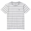 Lacoste TEE TURTLE NECK - T-shirt Imprimé - Gris Chine / Blanc