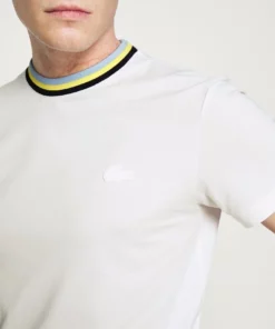 Lacoste T-shirt Basique - White/abysm -Lacoste Soldes Magasin 2042b908acaf4d5899e286dc0daf3c58