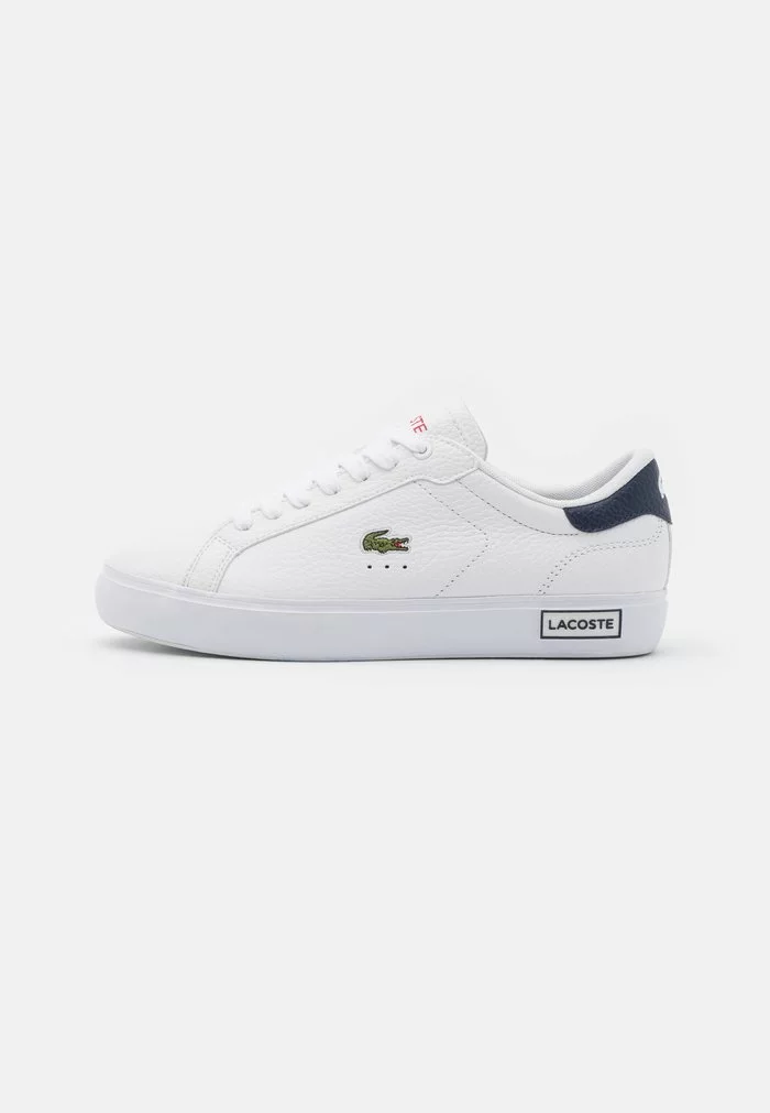 Lacoste POWERCOURT - Baskets Basses - White/navy/red 2 Lacoste POWERCOURT - Baskets Basses - White/navy/red – Image 2