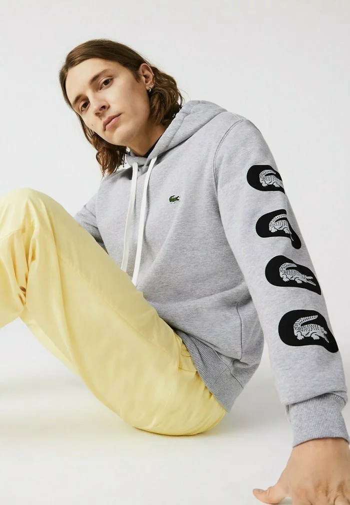 Lacoste Sweat à Capuche - Gris Chine 3 Lacoste Sweat à Capuche - Gris Chine – Image 3