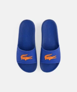 Lacoste CROCO SLIDE - Mules - Blu/org 9 Lacoste CROCO SLIDE - Mules - Blu/org -Lacoste Soldes Magasin 22ede5876c464cca91e386c6156d9364